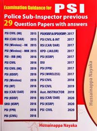 Police Sub-Inspector Previous 29 Question Papers with Answers